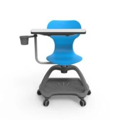 Luxor All-In-One Student Desk And Chair - Blue/Multi -Furniture Kids Store 01304f93 80a8 4571 902d b0a5dfbb74a1