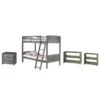 Twin Over Twin Bunk With Case Goods - Bunk, 3 Drawer Chest, Bookcase, Small Bookcase -Furniture Kids Store 02de8065 a5db 4967 92e9 2626da51bd56