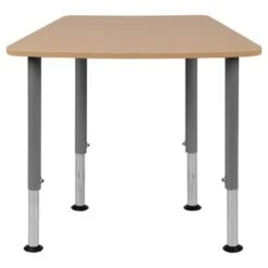 Hex Collaborative Adjustable Student Desk - Home And Classroom - Natural -Furniture Kids Store 05b5e8fb 3b2b 440b 8856 7c9fbb85baa0