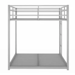 Nestfair Full Over Full Metal Bunk Bed - Black -Furniture Kids Store 067d2be0 8197 45d1 acc9 971ba97a3ce8