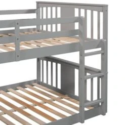 Nestfair Full Over Full Bunk Bed With Ladder - White 24 Nestfair Full Over Full Bunk Bed With Ladder - White -Furniture Kids Store 07214674 4e4a 403d a9b7 db6e4f21eb02