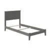 Madison Twin Platform Bed With Open Foot In Grey - Grey - Twin -Furniture Kids Store 0af7c076 a47f 45db 8b67 360445074d8f