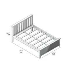 Max And Lily Full Size Platform Bed - White 30 Max And Lily Full Size Platform Bed - White -Furniture Kids Store 140a05ae b3eb 4bd7 9179 2536012d30e9