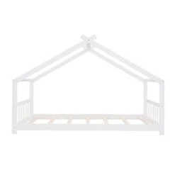 Twin Size House Bed Wood Bed - Espresso -Furniture Kids Store 15c33728 785c 489c 8928 760846ff2b2b