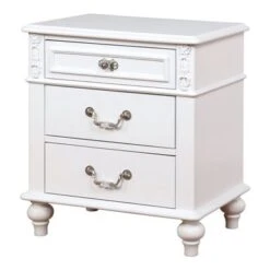 Marais Traditional White Wood USB 3-piece Panel Bedroom Set With 2 Nightstands By Furniture Of America - Full -Furniture Kids Store 1aaaa348 4708 4fd8 80aa 66a50fe90946