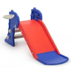 3-in-1 Toddler Slide Set With Basketball Hoop And Ball - Toddler - Red+Blue -Furniture Kids Store 1eee235e ba27 4350 8f78 427a3c3d617b