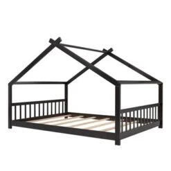 Nestfair House Bed Wood Bed For Kids - Espresso - Twin -Furniture Kids Store 20ecfa0c 3508 4354 ad03 a0027aa13ad3