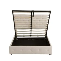 Nestfair Full Size Upholstered Platform Bed With A Hydraulic Storage System - Grey -Furniture Kids Store 22ee49a1 d944 4b6d 8038 b85c89105ab9