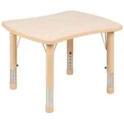 21.875"W X 26.625"L Rectangle Plastic Activity Table Set With 2 Chairs - Blue -Furniture Kids Store 2a007e7e d2f5 4a54 a044 8fc2f71f8388