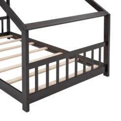 Nestfair House Bed Wood Bed For Kids - Espresso - Twin -Furniture Kids Store 2bfed4de bd24 4683 9a36 764753c05981