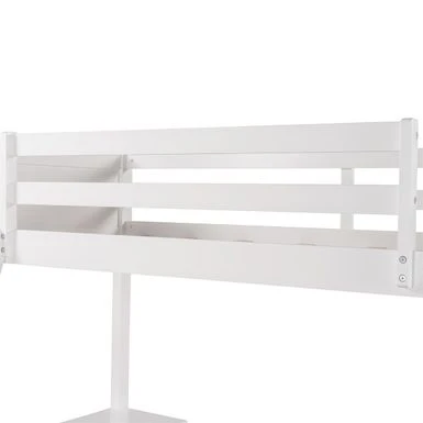 Merax Twin Low Loft Bed With Storage Steps And Desk, Drawers - Espresso 20 Merax Twin Low Loft Bed With Storage Steps And Desk, Drawers - Espresso - Image 18