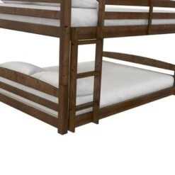 Avenue Greene Nola Full-Over-Full Floor Bunk Bed - Mocha - Full -Furniture Kids Store 347826fb ac10 42c8 8739 4949733c976b