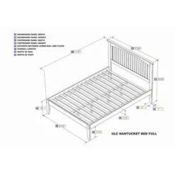 Nantucket Full Platform Bed With Open Foot Board In Espresso - Brown - Full -Furniture Kids Store 3660a1f6 1670 43e8 a234 4debd8ec0c81