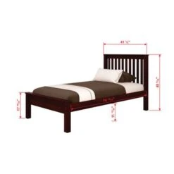 Donco Kids Contempo Twin Bed - Dark Cappuccino - Twin -Furniture Kids Store 3a39ec6b faad 4608 8caf aaa7972acc2f