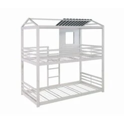 Coaster Furniture Belton White House-themed Twin Over Twin Bunk Bed - White - Twin -Furniture Kids Store 3b4436ee 27fc 4849 b3bd 45af2e5afc8a