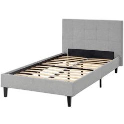 Copper Grove Silistra Twin-size Light Grey Fabric Platform Bed With Tufted Headboard -Furniture Kids Store 3cb17a56 b244 4979 9e7b 1d7a0d0b924c