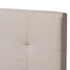 Taylor & Olive Tuxbury Upholstered Twin Platform Bed - Beige -Furniture Kids Store 42839e92 5db5 4b89 841f 596f3f86e6a9