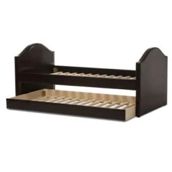 Baxton Studio Dorus Faux Leather Upholstered Daybed With Guest Trundle Bed - Twin Daybed-White -Furniture Kids Store 44b6200f 004e 426b b33f e5b704ad3edf