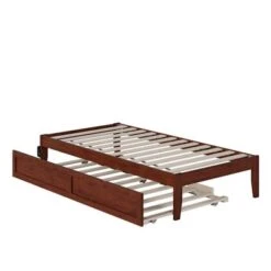 Colorado Bed With USB Turbo Charger And Twin Trundle - Full - Grey -Furniture Kids Store 49814e41 0ff0 4138 87ea 83566dd006ba