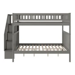 Woodland Staircase Bunk Bed In Grey - Twin Over Full 24 Woodland Staircase Bunk Bed In Grey - Twin Over Full -Furniture Kids Store 4c15c449 164a 437a b56d bc928e728d97