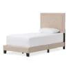 Baxton Studio Penelope Modern And Contemporary Beige Or Grey Upholstered Twin Size Tufting Platform Bed - Beige -Furniture Kids Store 5b9d014e 6e8b 47bc 9ae4 2d935b089301