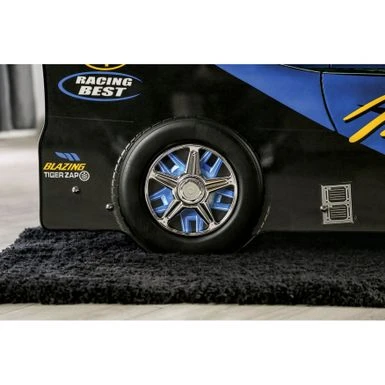 Buckner Mordern Race Car Design Youth Platform Bed By Furniture Of America - Red 9 Buckner Mordern Race Car Design Youth Platform Bed By Furniture Of America - Red - Image 7