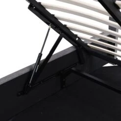 Nestfair Full Size Upholstered Platform Bed With A Hydraulic Storage System - Grey -Furniture Kids Store 5dd8bcf6 5040 4e1a 83cc 073d01a50764