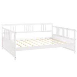 Merax Wood Full Daybed - Espresso -Furniture Kids Store 62a9b43e f32c 455d 852f cb09ecaa11e6