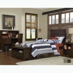 NE Kids Highlands Collection Alex Espresso Twin Panel Bed - Espresso - Twin -Furniture Kids Store 67452d6f a148 4006 8003 62433847156e