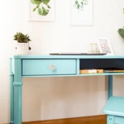 Guidecraft Kid's Dahlia Desk And Hutch With Chair - Blue -Furniture Kids Store 690cc633 4666 4e9c 8722 305de220d83c