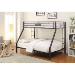 Limbra Black Twin XL / Queen Bunk Bed - Black - Queen -Furniture Kids Store 6e0c5cd2 d551 402e 8a36 c5f5d4490fe5