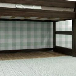 Max And Lily Farmhouse Twin-Size Low Loft Bed - Barnwood Brown -Furniture Kids Store 78089882 3a4e 4d1b a776 4051e465fd06