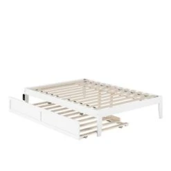 Colorado Bed With USB Turbo Charger And Twin Trundle - Full - Grey -Furniture Kids Store 79d21060 3865 4f07 82c0 a8275e56ec07