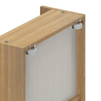 Max And Lily Full Bed With Under Bed Storage Drawers - Pecan 7 Max And Lily Full Bed With Under Bed Storage Drawers - Pecan - Image 5