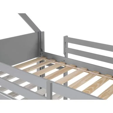 Gloria Twin Over Twin House Bunk Bed - White 12 Gloria Twin Over Twin House Bunk Bed - White - Image 10