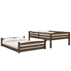 Avenue Greene Nola Full-Over-Full Floor Bunk Bed - Mocha - Full -Furniture Kids Store 84ac9a1e 45b0 47ce 8980 de65bab243f5