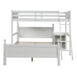 Twin Over Full Loft Bed With Cabinet - Grey -Furniture Kids Store 84f9aaac c15e 495f 83d2 52c2684712e6