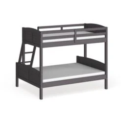 Taylor & Olive Dardanelle Grey Wood Twin Over Full Bunk Bed - Twin Over Full - Grey -Furniture Kids Store 878fa996 5953 42ad a9a8 b8c9f8e9baf0