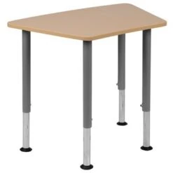Hex Collaborative Adjustable Student Desk - Home And Classroom - Natural -Furniture Kids Store 882c2ac9 4ad0 4fdf bd32 8edfb817a655