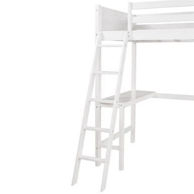 Merax Twin Low Loft Bed With Storage Steps And Desk, Drawers - Espresso 22 Merax Twin Low Loft Bed With Storage Steps And Desk, Drawers - Espresso - Image 20