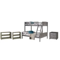 Twin Over Full Bunk With Case Goods - Bunk, 3 Drawer Chest, 2 Drawer Chest -Furniture Kids Store 95024935 5536 4859 a0b9 08901aa67169