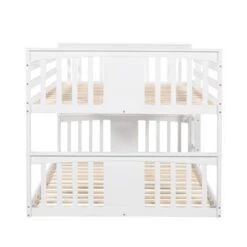 Nestfair Full Over Full Bunk Bed With Ladder - White 31 Nestfair Full Over Full Bunk Bed With Ladder - White -Furniture Kids Store 9730f047 d22b 46e0 a873 e81d6d95acb3