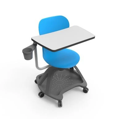 Luxor All-In-One Student Desk And Chair - Blue/Multi