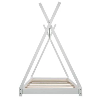 Nestfair Twin Size House Platform Bed - Grey 17 Nestfair Twin Size House Platform Bed - Grey - Image 15