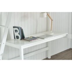 Hillsdale Kids And Teen Caspian Full Loft Bed W/ Chair & Hanging Nightstand - Grey - Full -Furniture Kids Store 9dc78f56 2765 444e 91d8 53b48689020d