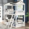 Taylor & Olive Sitka Weathered White Twin-over-Twin Bunk Bed - Twin -Furniture Kids Store 9e1bc57f 082c 4845 b67a 2d7be00b7896
