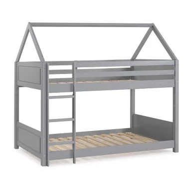 Gloria Twin Over Twin House Bunk Bed - White 6 Gloria Twin Over Twin House Bunk Bed - White - Image 4