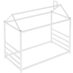 Nestfair Twin Size House Platform Bed With Roof - Black -Furniture Kids Store a66c869e da61 4cf6 bfbb 4d5c03ad2570