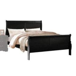 Acme Furniture Louis Philippe Black 4-Piece Sleigh Bedroom Set - Twin -Furniture Kids Store ab6c874b 334e 4a71 a12d eb7758585032