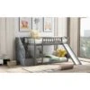 Stairway Twin Over Twin Bunk Bed With Two Drawers And Slide - Grey -Furniture Kids Store b15a21da d284 496e a285 e13f3149060b